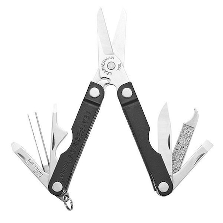 Leatherman Keychain Multi-tool, 1 3/5 in Blade L 833177