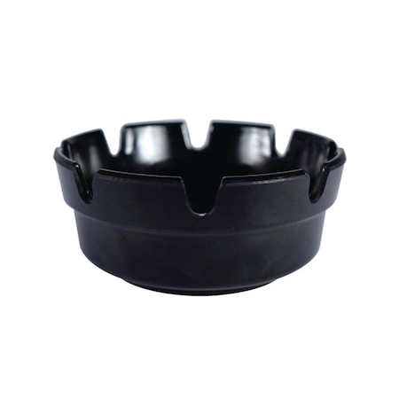 Generic Ashtray Black Plastic 48cs, 48PK ASTRY-PL-BLK