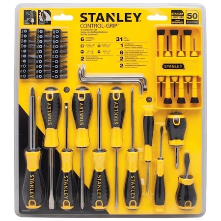 Stanley STHT66585 Screwdriver Set, 50Piece STHT60027