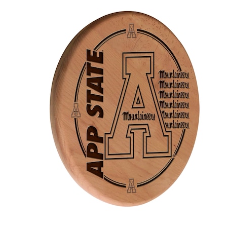 Holland Bar Stool Co Appalachian State University 13" Laser Engraved Solid Wood Sign WSgnLNatAppStU