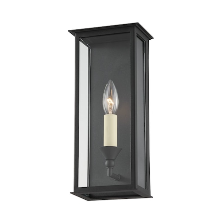 Troy Lighting Chauncey 1 Light Exterior 6 In. Textured Black B6991-TBK