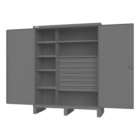 Durham Mfg Cabinet, 6 Shelves, 7 Drawers HDCD246078-6S-7M95