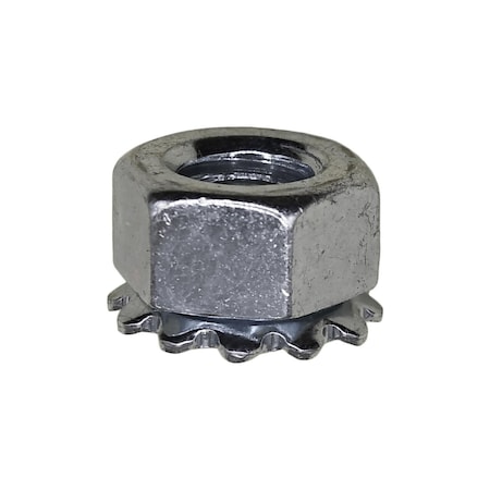 Auveco 5/16in-18 Hex Keps Lock Washer And Nut Zinc, 100PK 3498