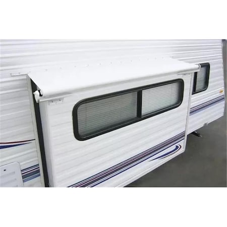 Carefree Of Colorado 89 in. Slide-Out Rail Awning Cover, Black CCOLH0896242