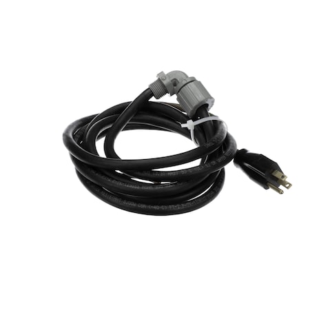 Jbt Power Cord/Plug Assembly with Right Angle Strain Relief, 12 AWG, 120v Units 06000094