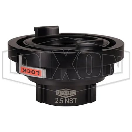 Dixon Rocker Lug Adapter with Buna-N Gasket, 5 x 2-1/2 in Nominal, Storz x Female NST NH Swivel End Styl SFSA5025F