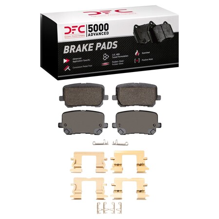 Dfc 5000 Advanced Disc Brake Pad Set,  1551-1766-01