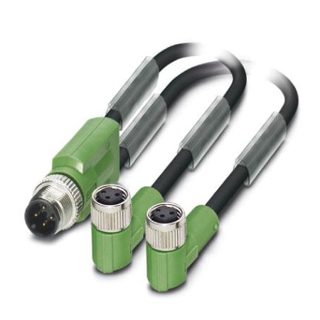 Phoenix Contact SAC-3P-M12Y/2X0 3-PUR/M 8FR 1671373