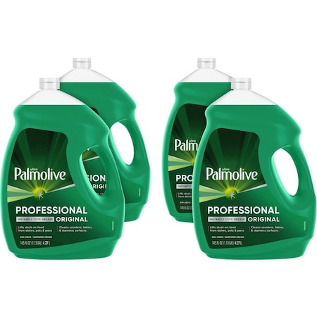 Palmolive Professional Original Liquid Dish Soap - 145 fl oz (4.5 quart) - pH Balanced, Phosphate-free, 4PK 61034142
