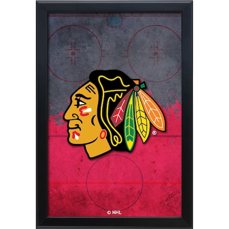 Holland Bar Stool Co Chicago Blackhawks 15.75 in. x 23.5 in. LED Snap Frame Lightbox by Company LBSnap