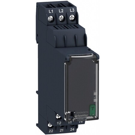 Square D Three-Phase Control Relay 183?528Vac, 2 C/O RM22TG20