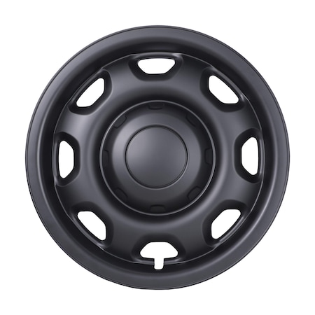 Altertrim 2010-2025 Ford F-150 XL model 17 in Hubcaps Wheel Rims Cover, (Blk Matte), 4PK CHB-5151-BP-17