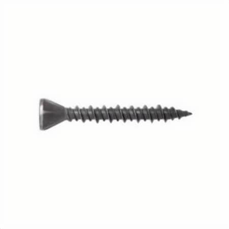 Simpson Strong-Tie MTH Collated Screw, #7, 1-1/4 in OAL, Trim Head, Square Drive, High/Low Thread, Sharp Point HCKMTH114S