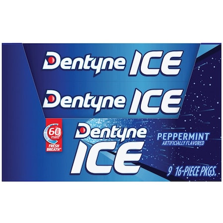 Dentyne Ice Peppermint Chewing Gum, 16-Piece VAM05111
