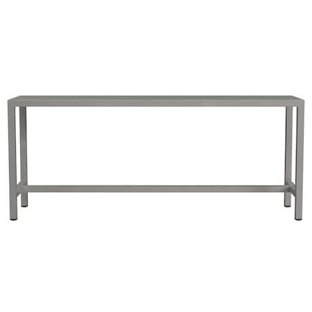 Homeroots 44in Silver Iron Bench 389193