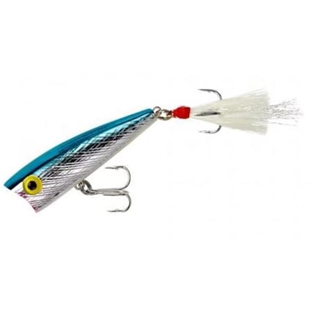 Pradco Lures Rebel Magnum Pop R, 0.38 - Silver-Blue Back RP65-03