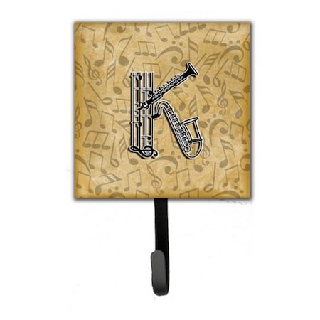 Carolines Treasures Letter K Musical Instrument Alphabet Leash and Key Holder CJ2004-KSH4