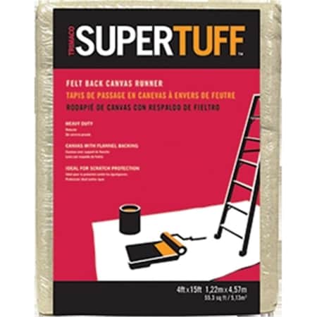 Trimaco FB6 Felt Back Drop Cloth- 4 x 15 ft. 47034909183