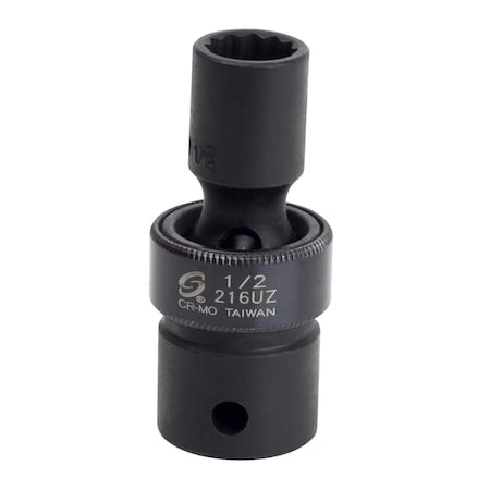 Sunex 1/2 in Dr 12 Pt Universal Impact Socket 1/2 in 216UZ
