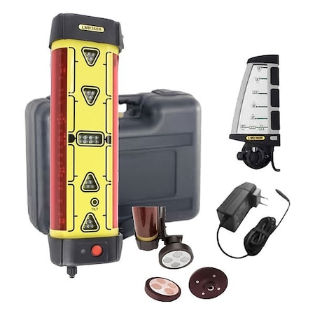 Leica Laser Receiver Kit LMR360R Rec Kit w/Mag Brackets,RemoteDis
