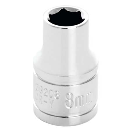 Performance Tool 3/8 In Dr. Socket 8Mm, W38208 W38208