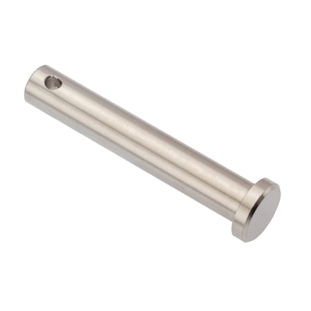 Zoro Select Precision Clevis Pin, 1/4 in Dia, Stainless Steel, 1 PK PIN3021424