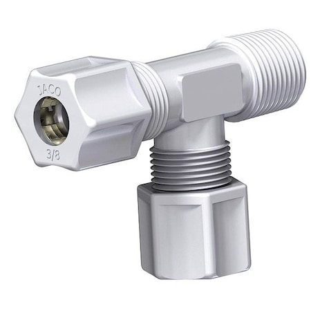 Jaco Male Run Tee, 1 21/32"L, 220 psi, PK5 75-4-4-P-PG