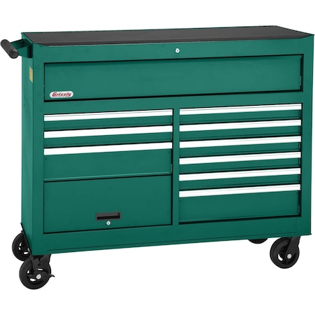 Grizzly 53" 11-Drawer Tool Cabinet with Bulk Compartment H7742