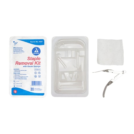 Dynarex Staple Removal Kit, Sterile, 50PK 4522