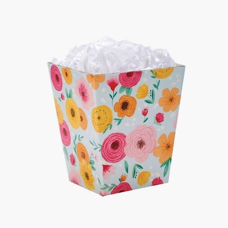 Nashville Wraps Floral Mint Sweet Treat Box, 4x4x4.5, 6PK 45502