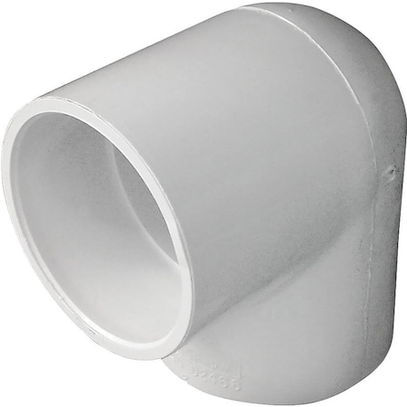 Genova LASCO Pipe Elbow, 2 in, Slip, 90 deg Angle, PVC, White, SCH 40 Schedule, 280 psi Pressure 406020BC