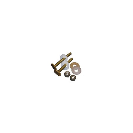 Larsen Supply Co. Toilet Bolt Kit, Brass, 5/16 x 2.25-In. 637441