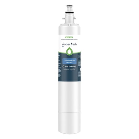 Glacier Fresh RPWFE Refrigerator Water Filter Replacement for GE(with chip) 806226