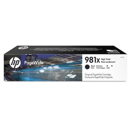 Hp 981X (L0R12A) High Yield Black Original PageWide Cartridge (11,000 Yield) L0R12A