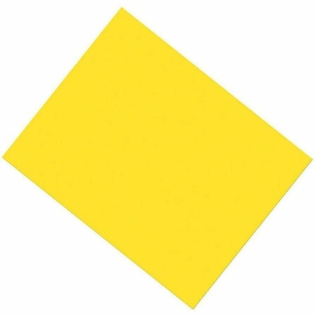 Pacon UCreate Coated Poster Board, Yellow, 22" x 28", PK25 P53831