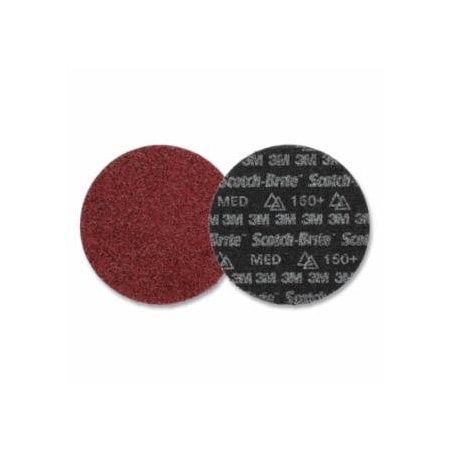 Scotch-Brite Precision Surface Conditioning Disc, Heavy Duty, 4-1/2in dia, NH, Medium, 150 Grit, 13300 RPM, 50PK 405-068060-67210