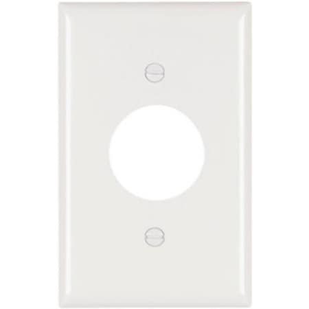 Legrand TradeMaster TP Wallplate, Standard, 1 -Gang, Nylon, White TP7WCC30