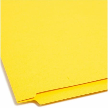 Smead File Folders, Yellow, PK50 SMD25940