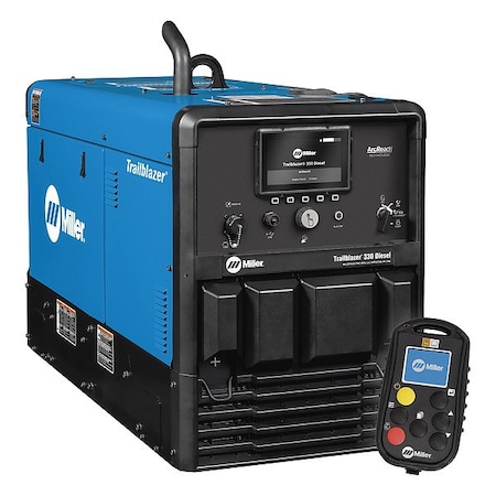 Miller Electric Diesel Engine-Driven Welder, Trailblazer(R) Series, Glow Plug Start, 12,000 W Peak 907849002