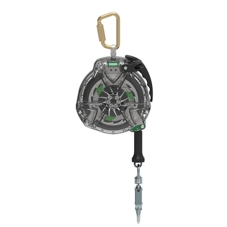 Msa Safety Self Retracting Lanyard; Synthetic Rope VTOHR-151-ME-A