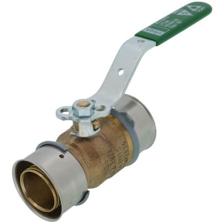 Viega PureFlow Press ball valve P1 1.5 P2 1.5 bronze 98202