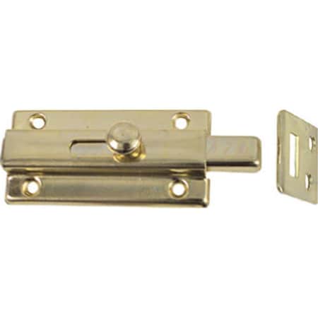 Greengrass N152-850 3 in. Brass Slide Bolt GR585216