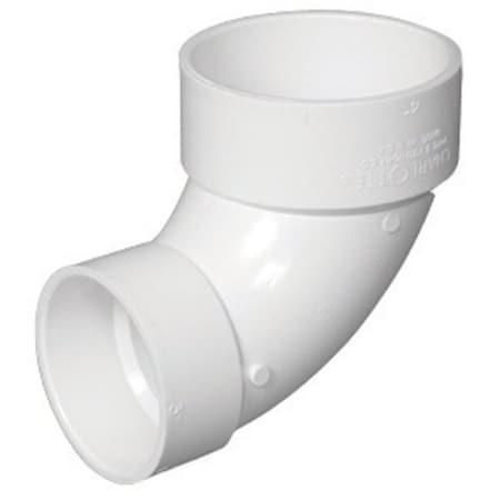 Pinpoint PVC003290600HA 4 x 3 in. PVC-Dwv 90 deg Elbow PI708255