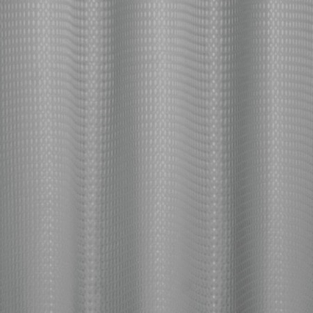 Zenna Home 70'' x 72'' Steel Gray Luxury Spa Waffle Shower Curtain CFRWAFGYL