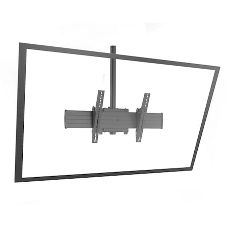 Chief Fusion X-Large TV Ceiling Mount - For 55-100 Inch TVs - Single Monitor VESA Mount XCM1U