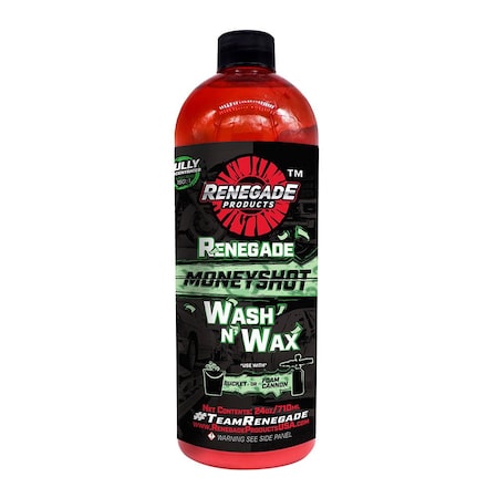 Renegade Products Usa Renegade Moneyshot Wash N Wax Soap 24 Oz. LFGRPCLRMS24OZ