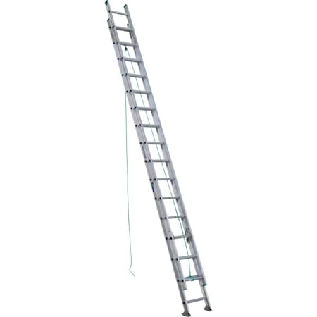 Werner 32 ' Aluminum Extension Ladder with 225 Lb. Load Capacity Type II Duty Rating D1232-2