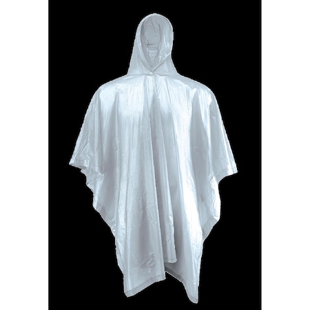 Boss Clear PVC Rain Poncho One Size Fits All B49106C/O