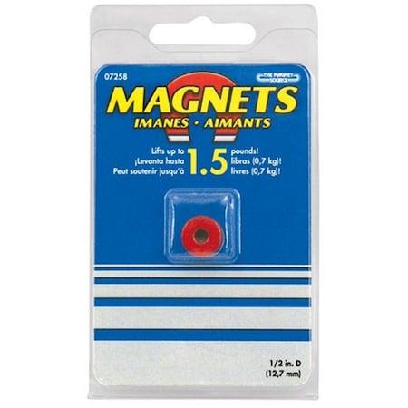 Master Magnetics 07258 0.5 in. Alnico Button Magnet 28641