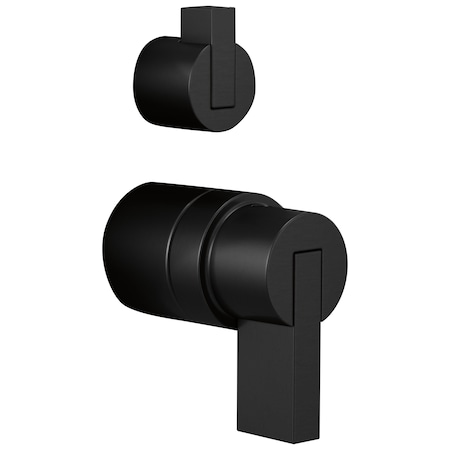 Brizo Litze Pressure Balance Valve Trim Handle Kit, Lever Matte Black HL75P32-BL